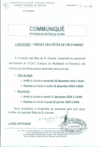 Congé à la bibliothèque !